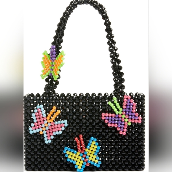 Beaded Butterfly Bag - Picture 3 of 6